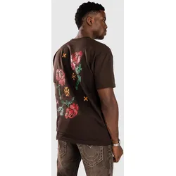 Monet Skateboards Cross Stitch Collage Boxy T-Shirt dark chocolate Gr. S
