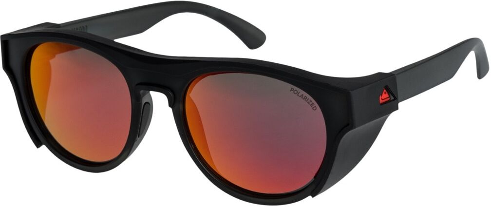 Sonnenbrille QUIKSILVER "Eliminator+ P", Herren, schwarz (smoke, ml q rot polar), Sonnenbrillen Sonnenbrille