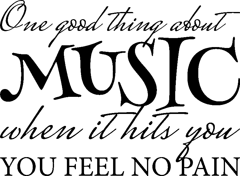 Ambiance-sticker Sticker You feeel no pain
