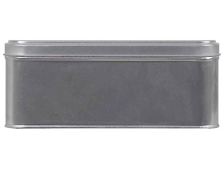 Dose silber 18x18cm