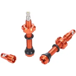 WOLF TOOTH Tubeless Ventile Stem Kit | orange 60 mm
