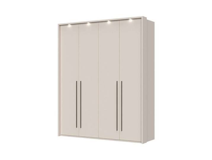 OTTO home Drehtürenschrank Opera mit oder ohne Kranz inkl. LED-Beleuchtung, B: 92,137 oder 182 cm UV lackiert, Soft Close Funktion, Höhenverstellbare Füße