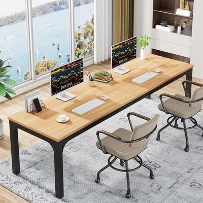 BLUEBELL 78.7 Inches Extra Long Computer Desk 2 Person Desk Large Writing Desk