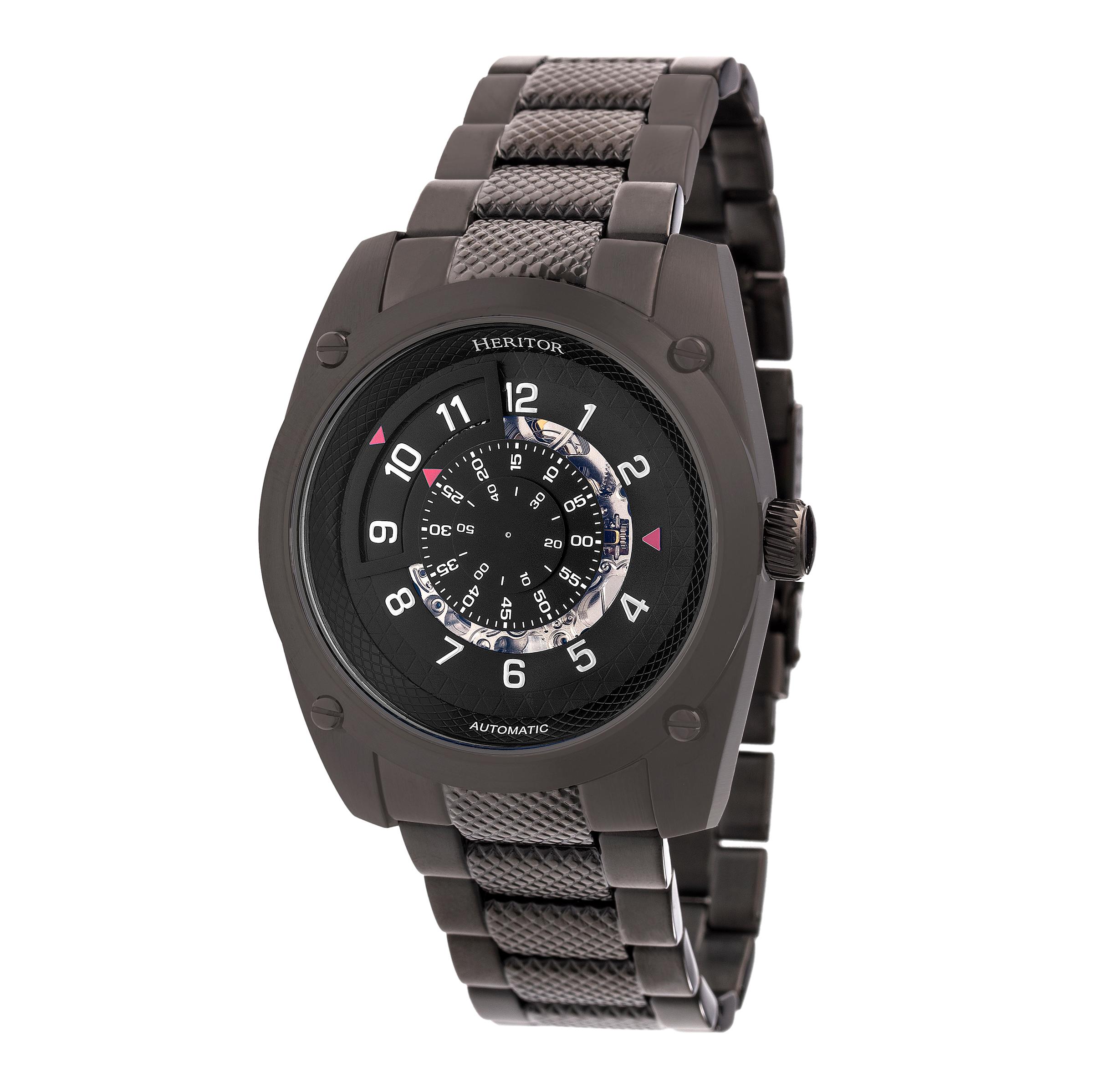 Heritor automatisch Daniels semi-skelet armbandhorloge