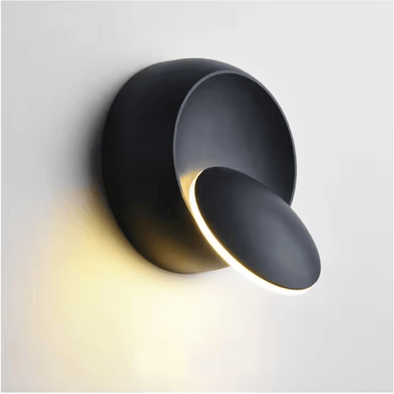 Inspire Curations 5W Rotatable LED Wall Sconce Modern Adjustable Wall Light black white Light