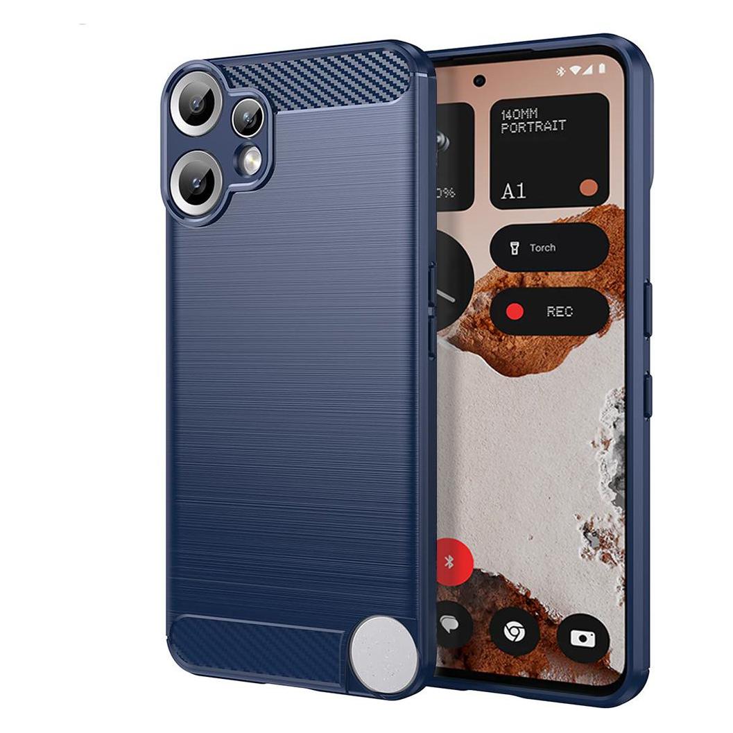 Techsuit - Carbon Silicone - Nothing CMF Phone 2 Pro - Blue (Nothing CMF Phone 2 Pro) (58346022)