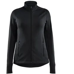 Damen Fleecejacke "STRIKER" - M - schwarz