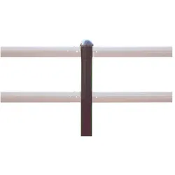 Moravia, Anfahrschutz, MORION-Systemgeländer Classique Standrohr Ø 60 mm, verzinkt