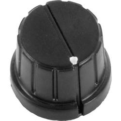 TRU COMPONENTS TC-DK20 TC-DK20 Drehknopf mit Knopfmarkierung Schwarz (Ø) 20 mm 1 St.
