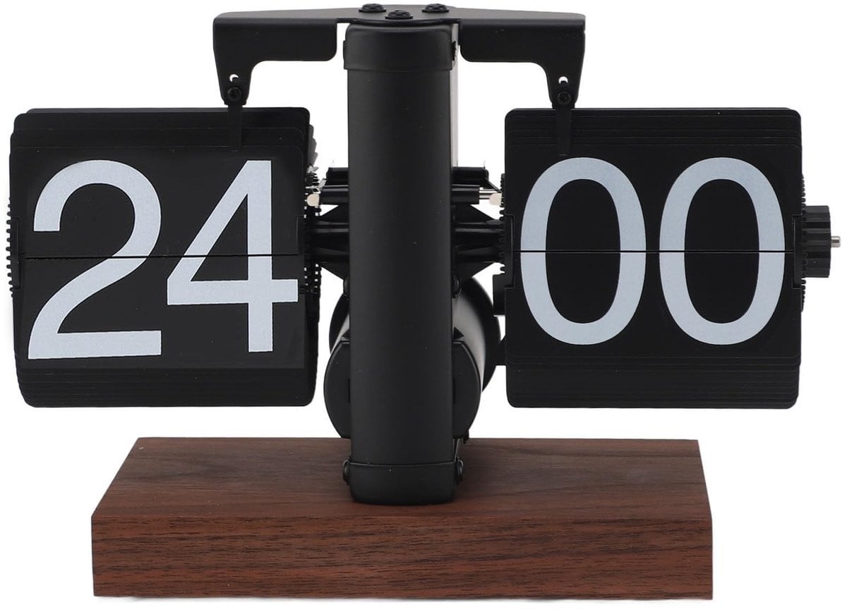 Allecto Retro Digitale Bureauklok met Alarm en Antislip Basis