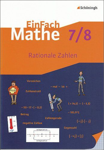 Petra Kunert - EinFach Mathe: Rationale Zahlen: Jahrgangsstufen 7/8 - Preis vom 09.10.2026 07:28:09 h