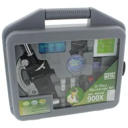 Byomic Einsteiger Mikroskop Set 100, 400 und 900x mit Koffer