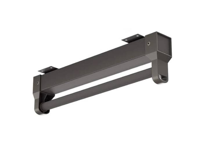 xcfhRTdxf Kleiderstange, Hängender Kleiderschrank mit ausziehbarer Stange, einziehbarer Kleidungsstück-Organizer(Gray,50cm(19 3/4 ))