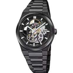 Festina Automatik Herren Automatik F20070/1 - schwarz - 40mm