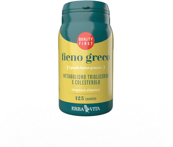 Erba Vita Fieno Greco Integratore Colesterolo e Trigliceridi 125 Tavolette
