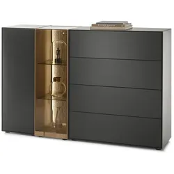 Musterring Higboard Trevio Lack Grau Anthrazit