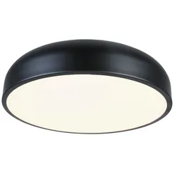 LED-Deckenleuchte Mike Schwarz/Weiß max. 24 Watt Deckenlampe