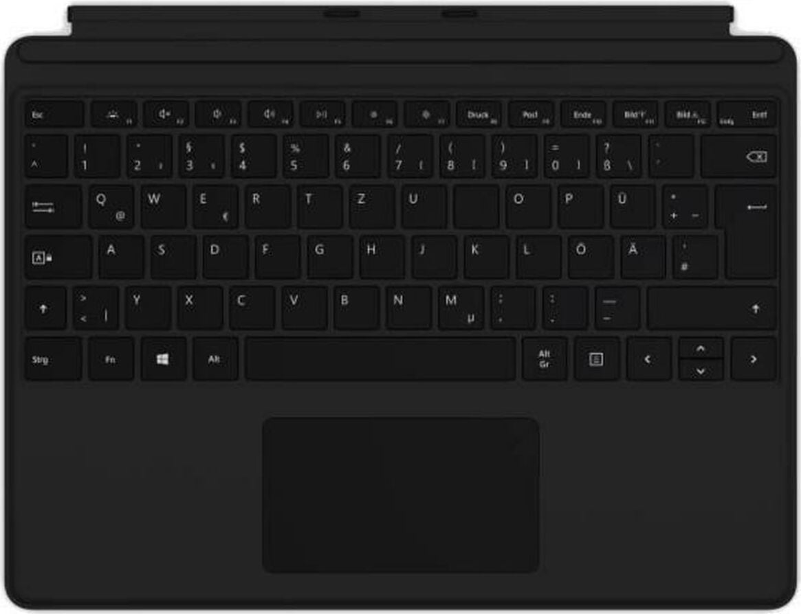 Microsoft Surface Pro toetsenbord met touchpad, Spaans, zwart, polyurethaan, geschikt voor Surface Pro 10, Surface Pro 9, Surface Pro 8 en Surface Pro X