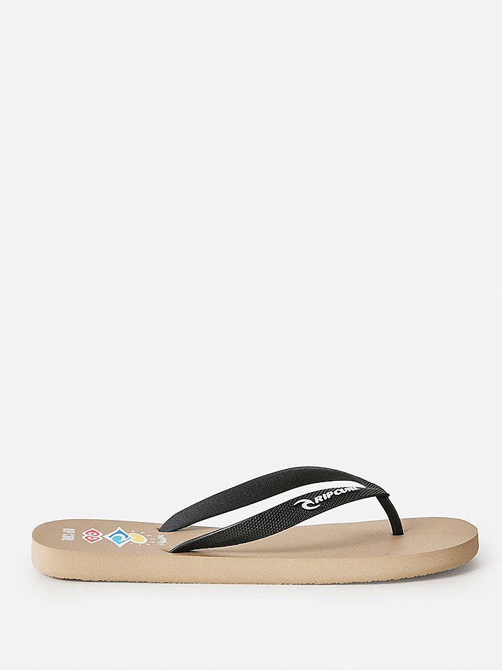 Rip Curl Zehentrenner "Icons of Surf Bloom" in Schwarz/ Beige - 42