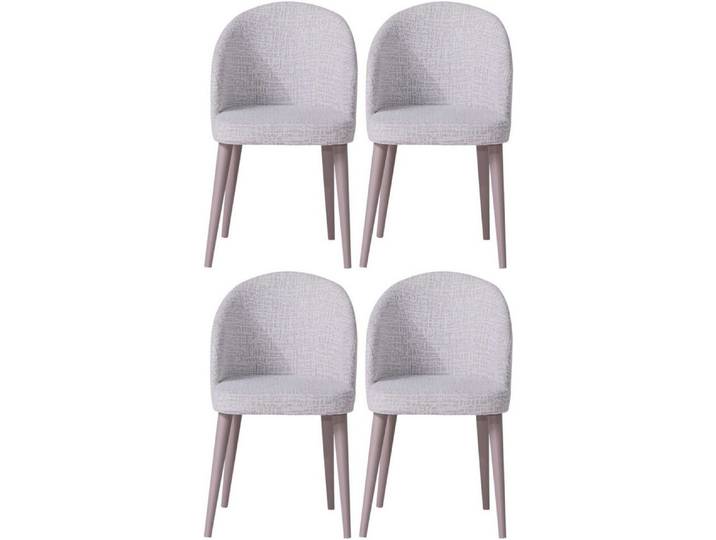 Xlmoebel Sitzgruppe Moderner weißer Holzstuhl mit weichem Stoff für das Esszimmer, (Stuhl-Set, 4-tlg., 4er-Set), Made in Europa