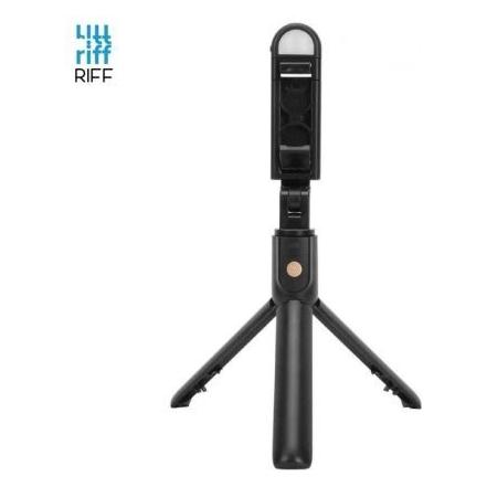 Riff K10-S Universeller kabelloser Selfie-Stick (70 cm ausziehbar) mit Ständer (K10-S)