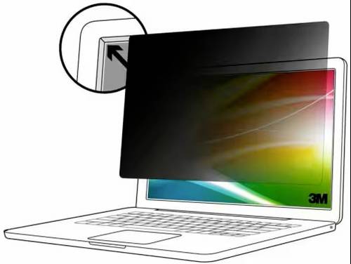 3M Bright Screen BP140W9B Blickschutzfolie Notebook 35,6 cm (14 ) Bildformat: 16:9 7100283535 Universal
