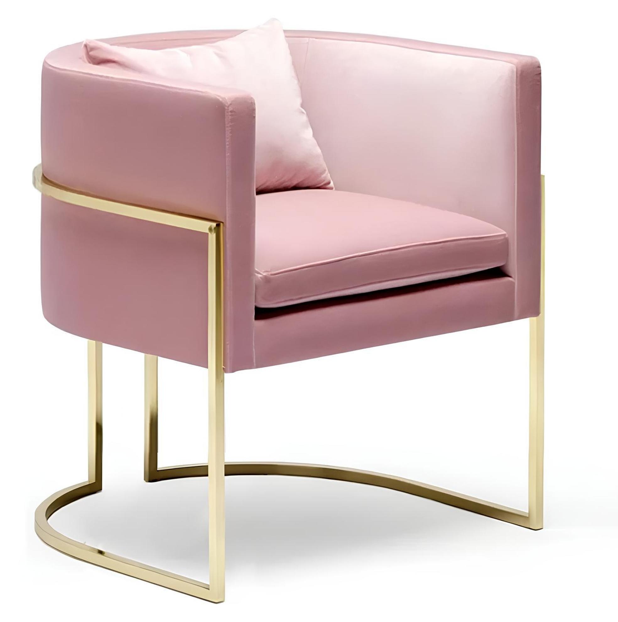 Sessel Metall Design Polster Lounge Club Stuhl Sitz Relax Luxus Zimmer Warte Neu
