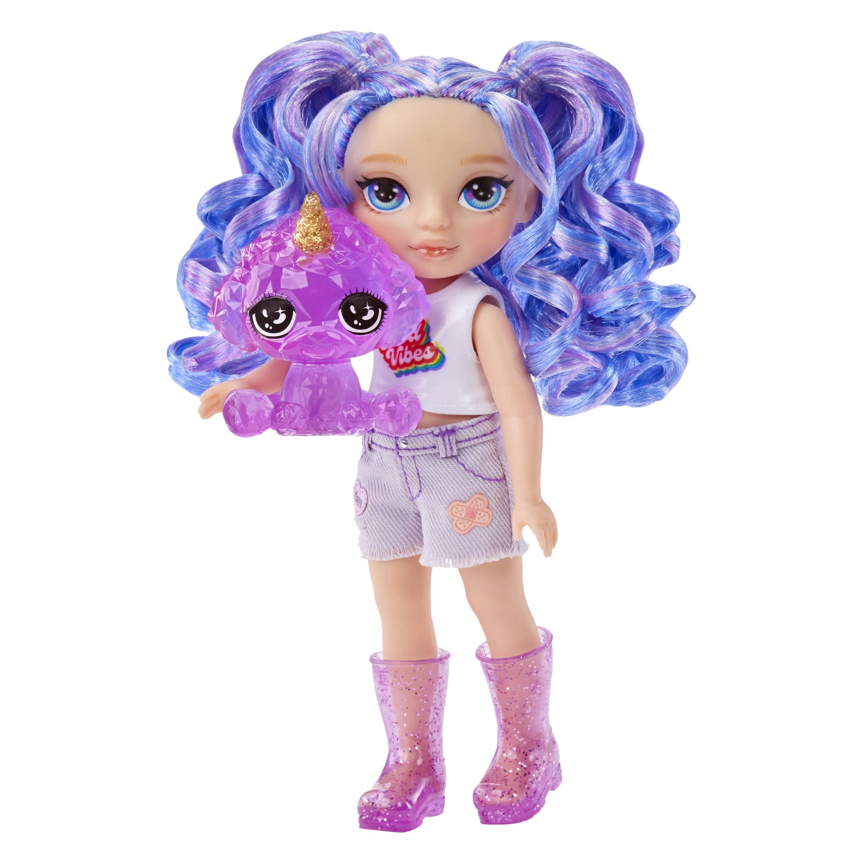 MGA Rainbow High Littles Dolls- Amethyst (Purple) (531234-EUC)