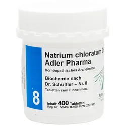 Biochemie Adler 8 Natrium chloratum D 6 400 St