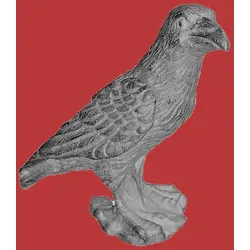 Zinn Giessform Greifvogel Raabe - Silikonform hitzebeständig - benötigt ca. 140g Reinzinn