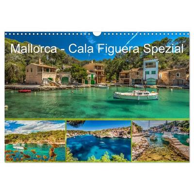 Mallorca - Cala Figuera Spezial (Wandkalender 2026 DIN A3 quer), CALVENDO Monatskalender