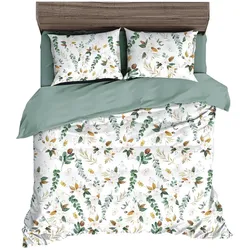 Traumschlaf, Bettwäsche, Premium Herbst (Bettwäsche Set, 135x200 cm, 80x80 cm)