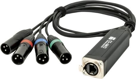 Showgear CS-4M/3 4 Kanal DMX Shuttle Netzwerk-Adapter