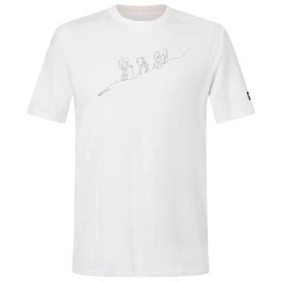 super.natural - Hiking Bio Cotton Tee - Merinoshirt Gr L weiß