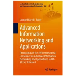 Advanced Information Networking and Applications, Fachbücher von Leonard Barolli