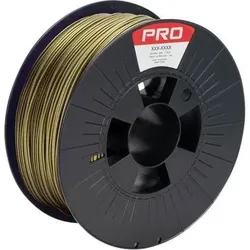 RS PRO PLA 3D-Drucker Filament zur Verwendung mit Gängige Desktop-3D-Drucker, Gold, 1.75mm, FDM, 1kg (PLA, 1.75 mm, 1000 g, Gold), 3D Filament, Gold