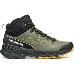 Scarpa, Herren, Wanderschuhe, Rush Mid 2 GTX (42.5), Schwarz, Grün