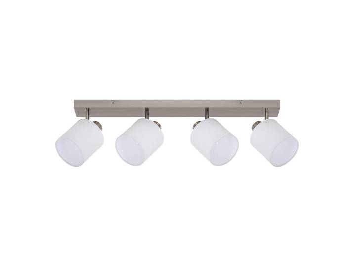 Nettlife Deckenstrahler Brand 4-flammig 70/11/20 cm, Silberfarben, E14, 11x20x70 cm, Lampen & Leuchten, Innenbeleuchtung, Spots & Strahler, Wandstrahler