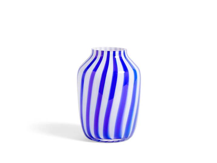 HAY Juice Vase Blue, Glas, high