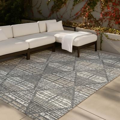 Addison Rugs Machine Washable Indoor/ Outdoor Modern Ovid Chantille Rug