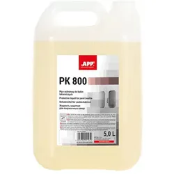 APP PK800 Klebelack für Lackierkabinen, Schutzlack Wasserbasis 5Ltr.