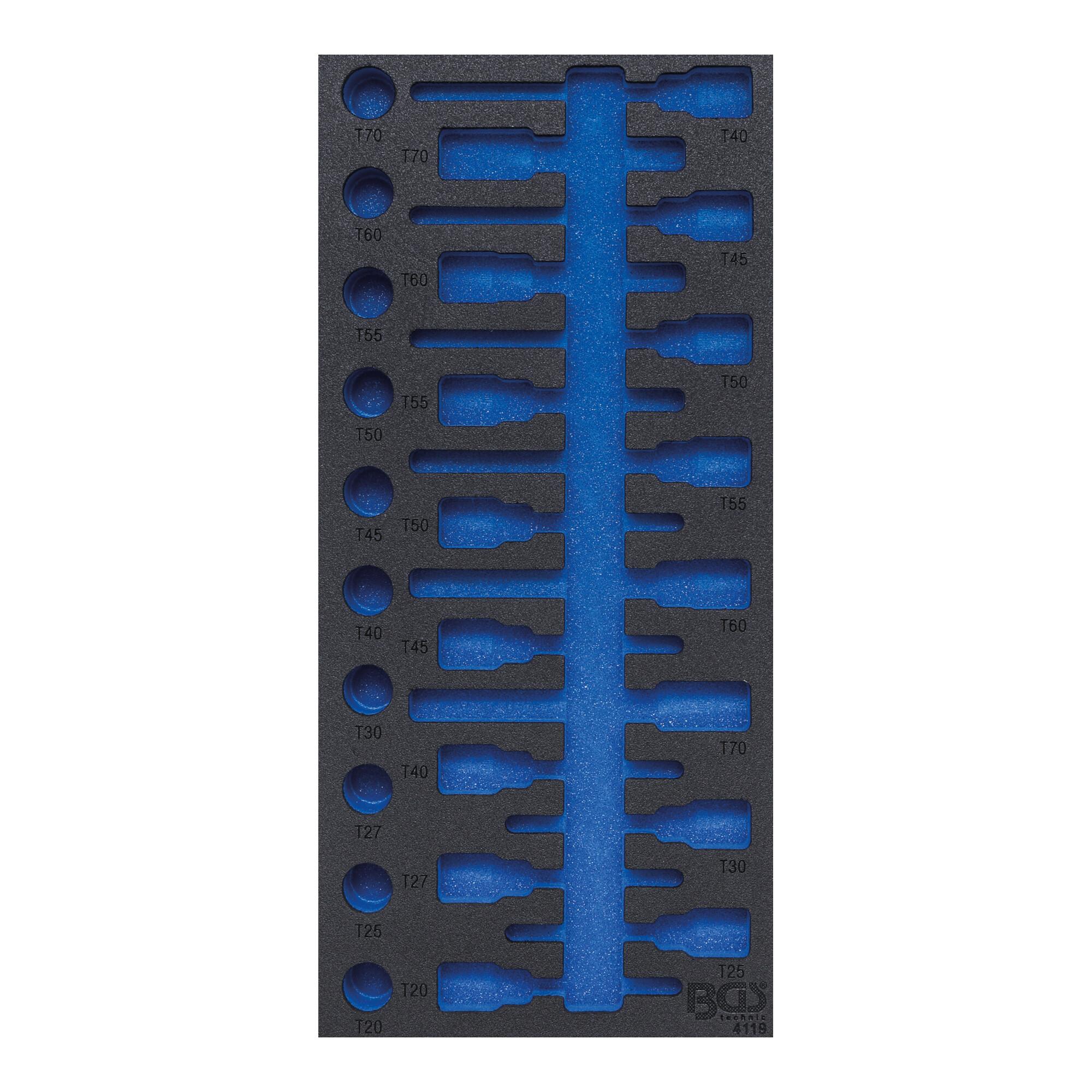 BGS Werkstattwageneinlage 1/3 4119-1, leer, für Art. 4119 ; BGS technic)