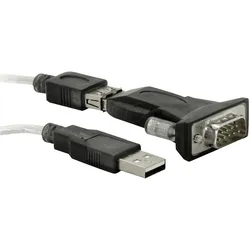 DELOCK 61425 - USB 2.0 Konverter, A Stecker auf RS-232