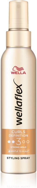 Wella Wellaflex Curls Definition gel en spray pour cheveux bouclés fixation forte 150 ml