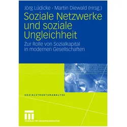 Soziale Netzwerke und soziale Ungleichheit, Fachbücher von Jörg Lüdicke, Martin Diewald