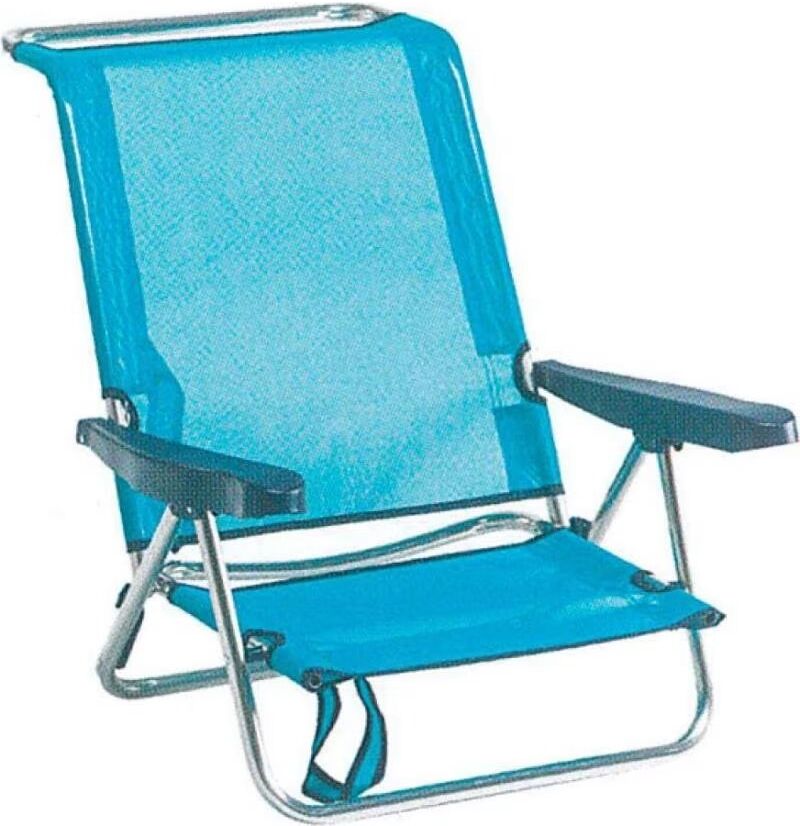 Silla De Playa Y Piscina Plegable Alco Azul Talla Única Unisex