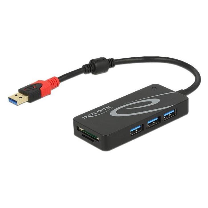 Delock USB 3.1 Hub Gen 1 Hub USB Typ-A (USB-A, 3 Ports) (62899)