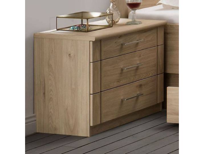 Nachttisch Telford Eiche Dekor H 50cm H:50cm/B:60cm/T:37cm klassischer Stil, mit Schubkasten
