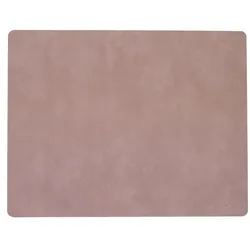 LINDDNA Tischset Nupo L Square Leder Grau (Large)