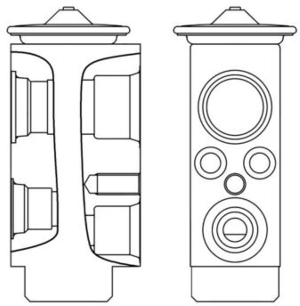 Expansionsventil, Klimaanlage MAHLE AVE 6 000S